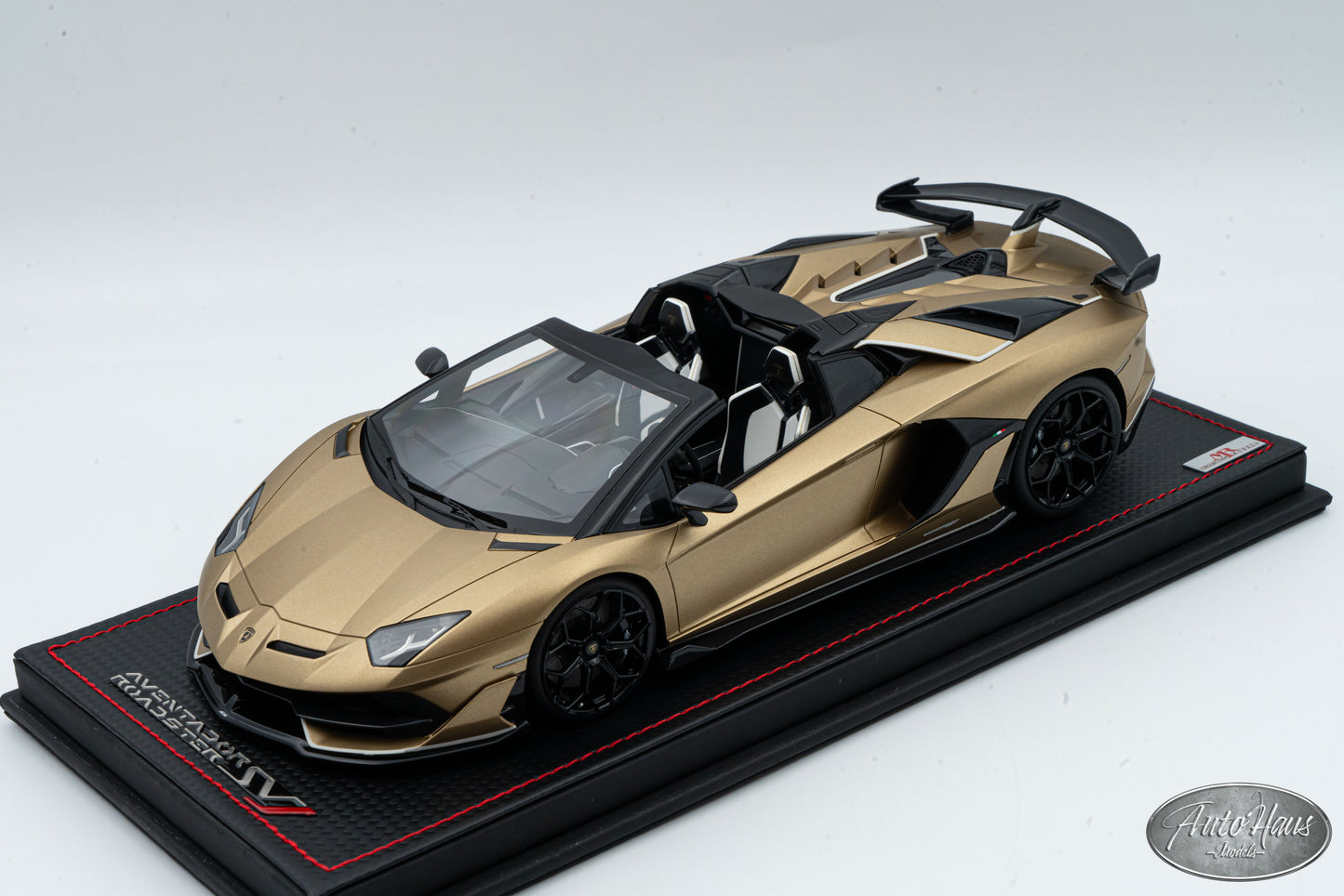 1/18 MR Collection Lamborghini Aventador SVJ Roadster Matt Gold