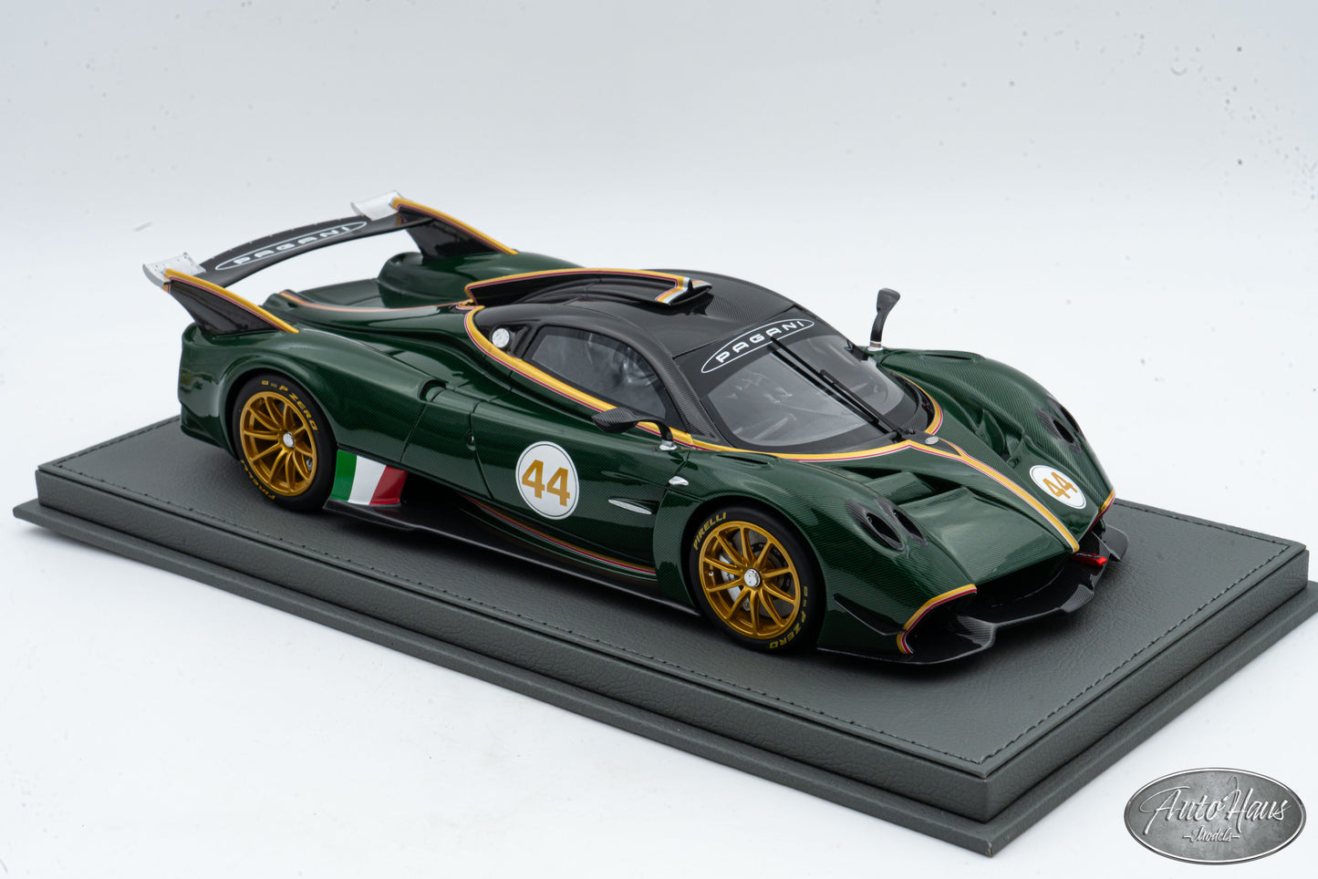 1/18 BBR Pagani Huayra R Glos Green Carbon P18218G