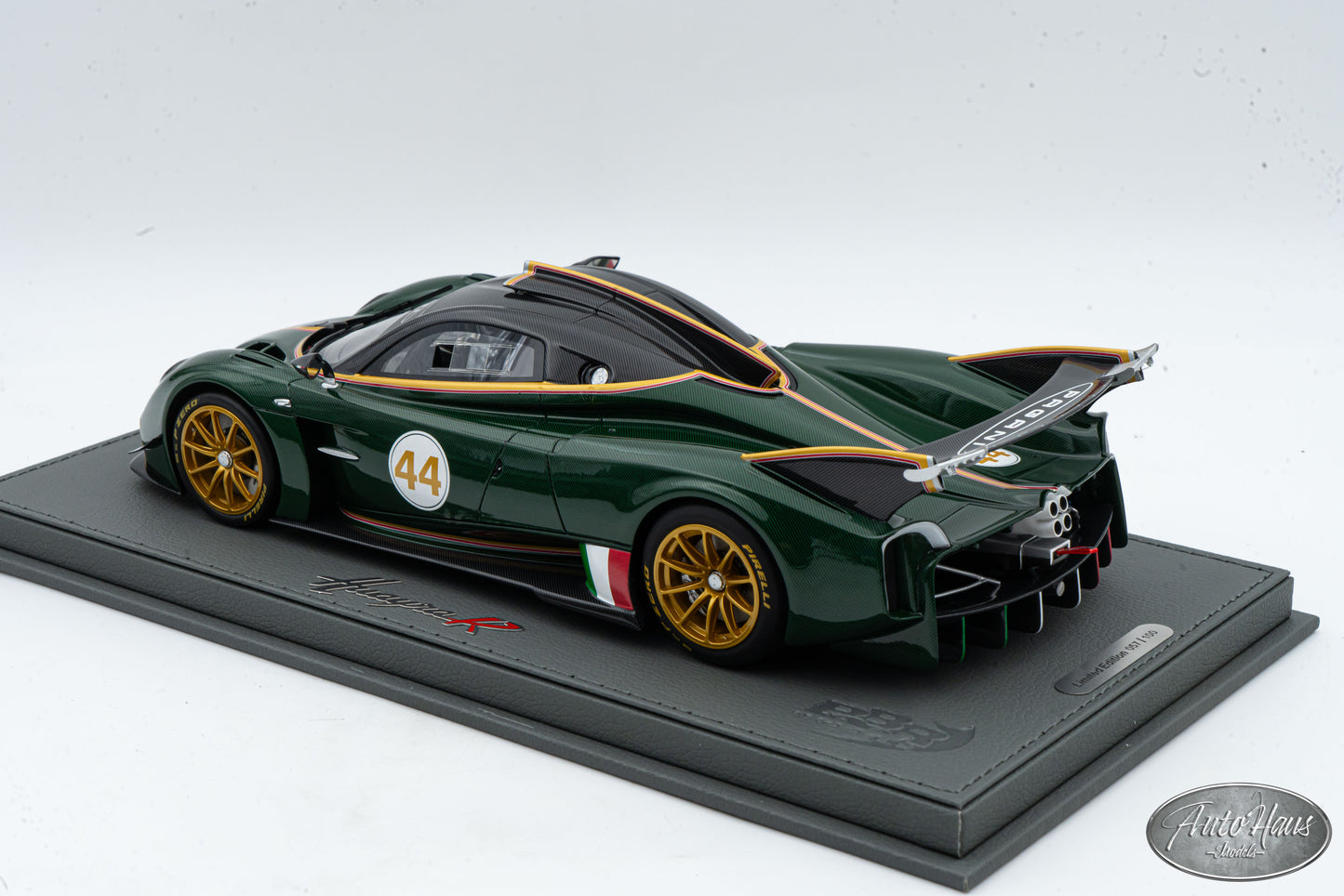 1/18 BBR Pagani Huayra R Glos Green Carbon P18218G