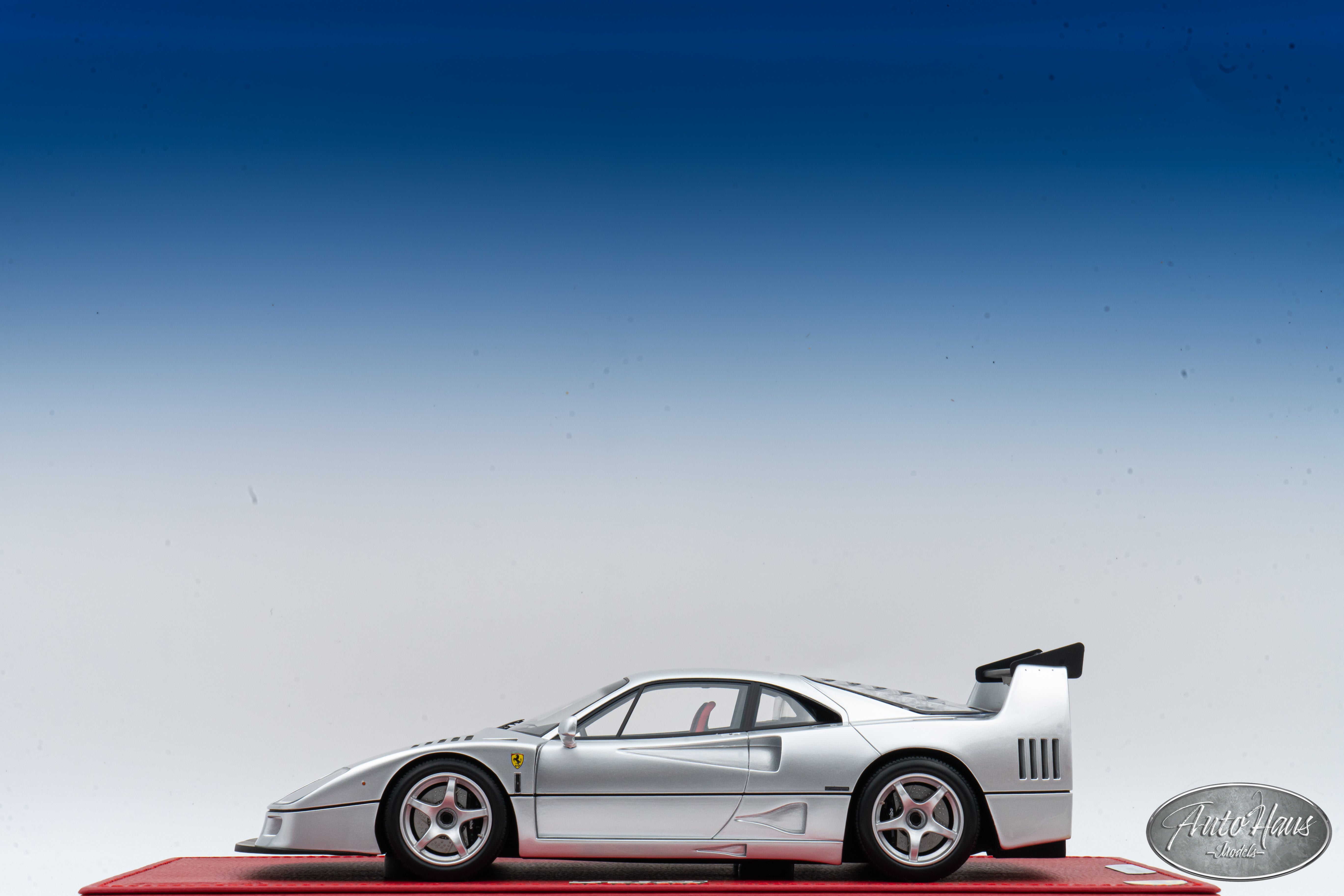 1/18 BBR 1989 Ferrari F40 LM Argento Nurburgring Silver