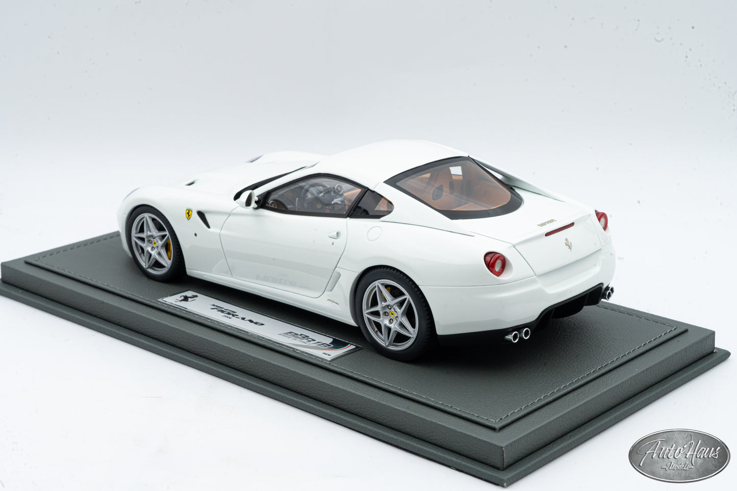 1/18 BBR Ferrari 599 GTB Fiorano Bianco Avus White BBR1871E
