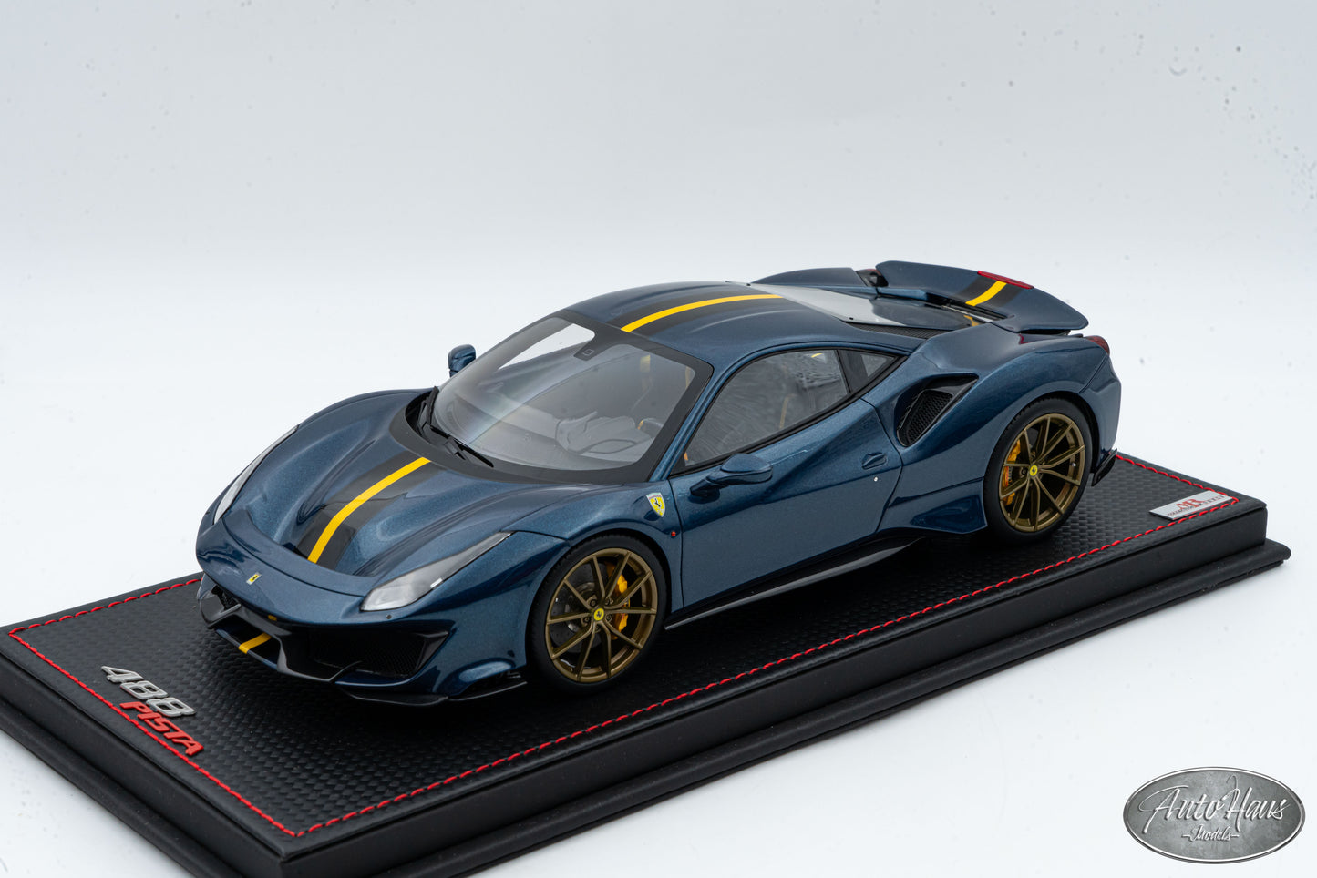 1/18 MR Collection Ferrari 488 Pista Abu Dhabi Blue