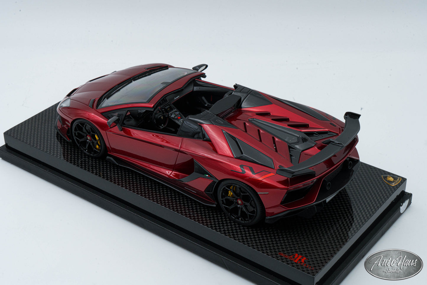 1/18 MR Collection Lamborghini Aventador SVJ Roadster Red one off