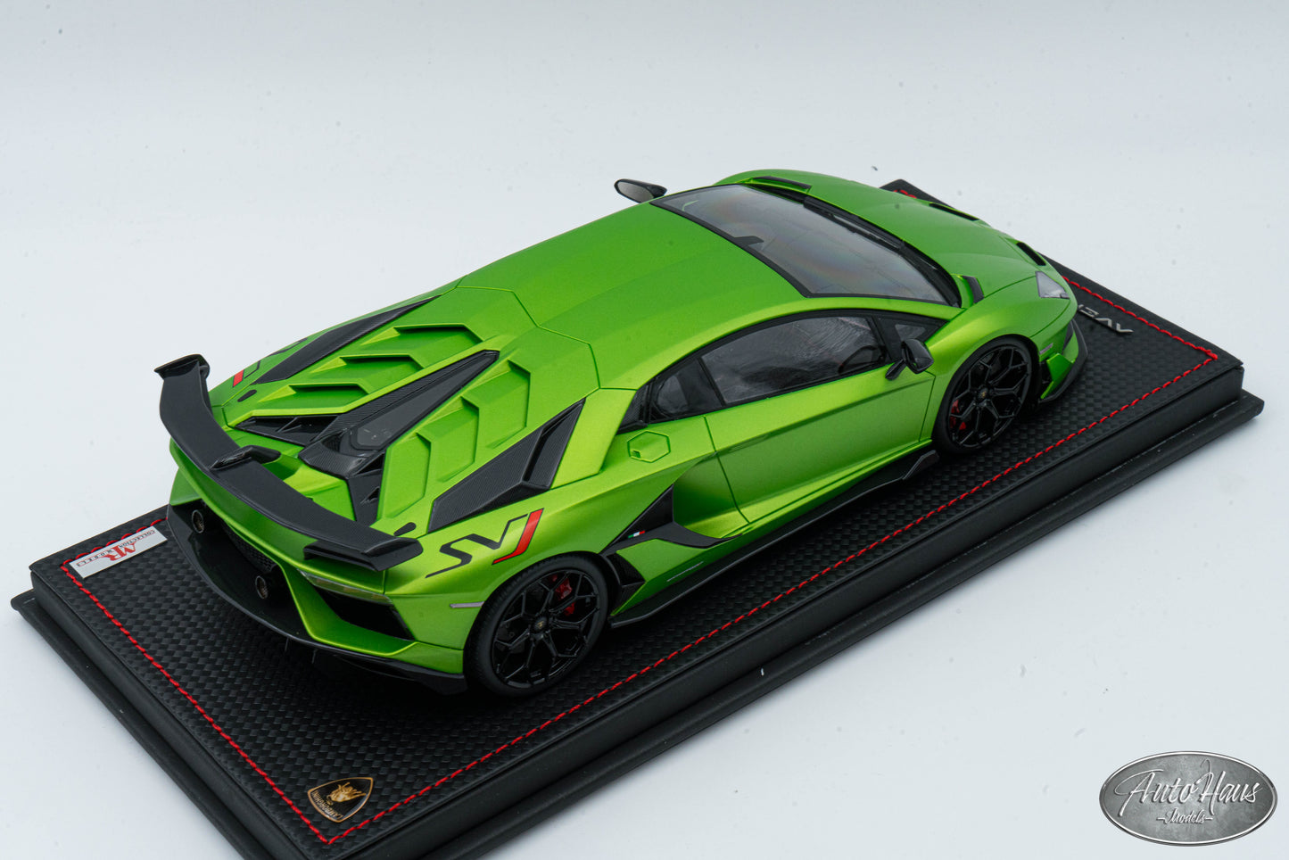 1/18 MR Collection Lamborghini Aventador SVJ Matt Green