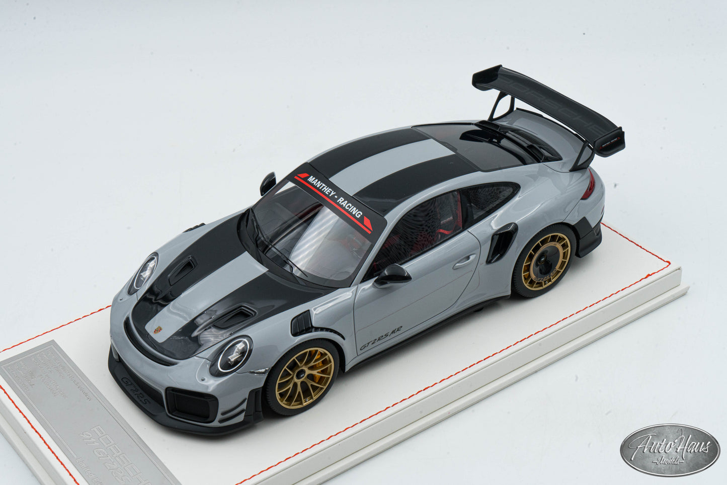 1/18 Dino Models Porsche 911 GT2 RS MR Chalk Gray