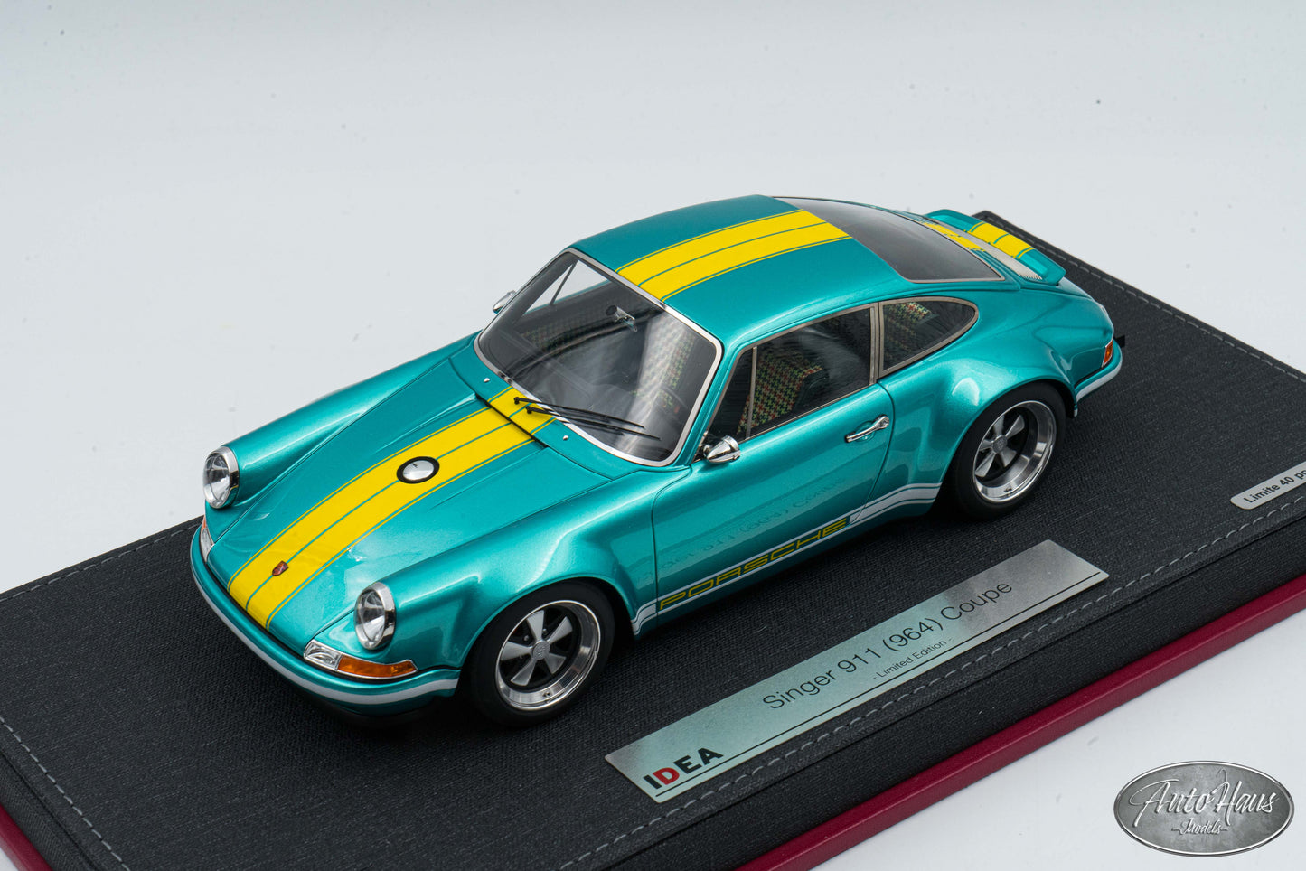 1/18 Make UP Singer Porsche 911 (964) Coupe Jade Blue