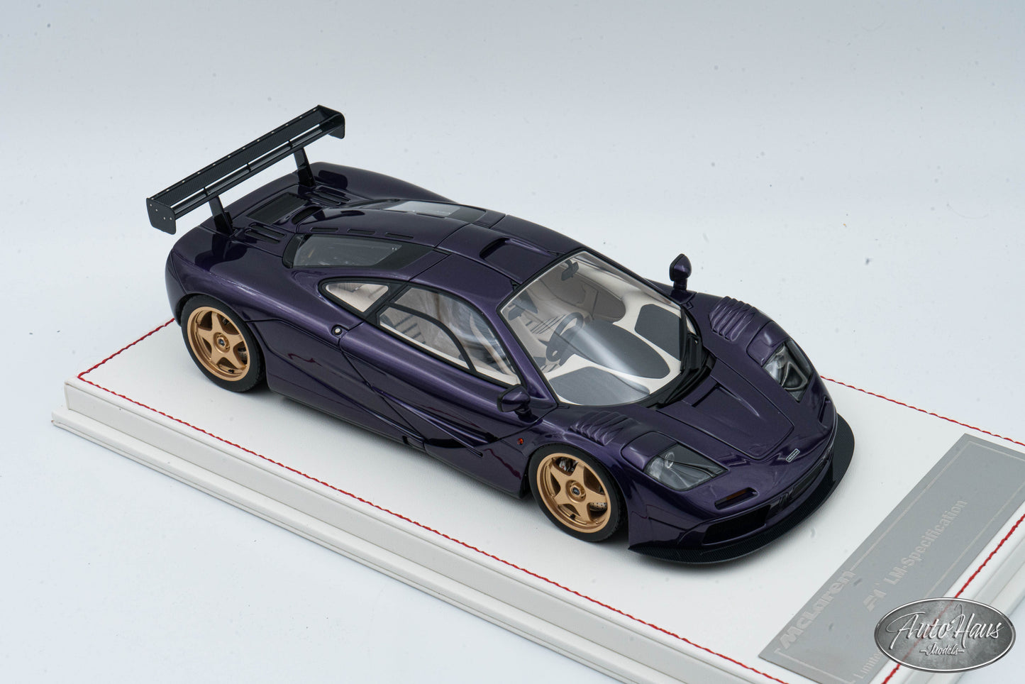 1/18 Davis & Giovanni McLaren F1 LM Specification Hong Kong Purple with Bronze Wheels