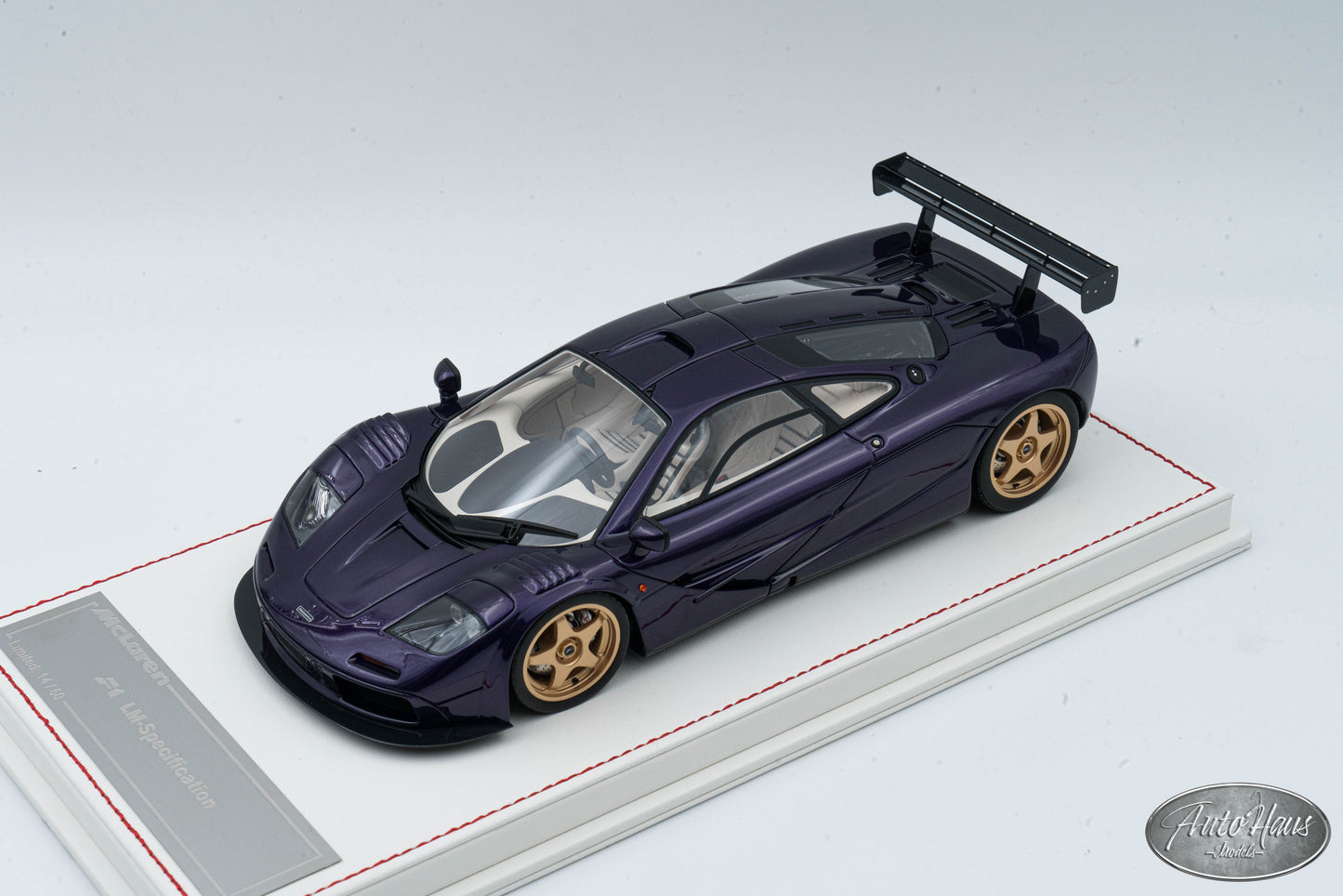 1/18 Davis & Giovanni McLaren F1 LM Specification Hong Kong Purple with Bronze Wheels