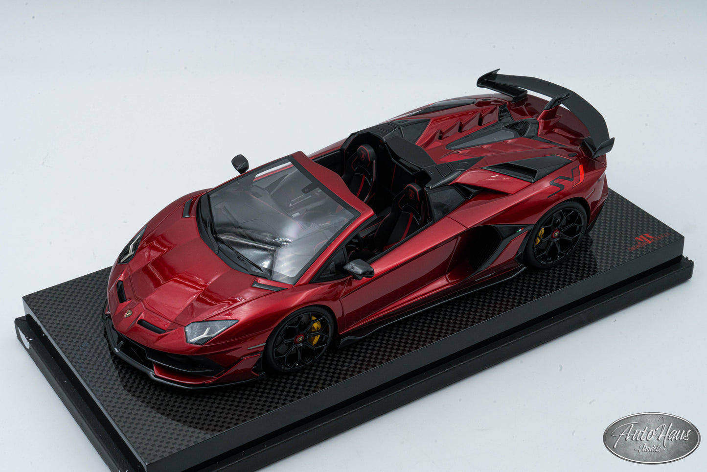 1/18 MR Collection Lamborghini Aventador SVJ Roadster Red one off