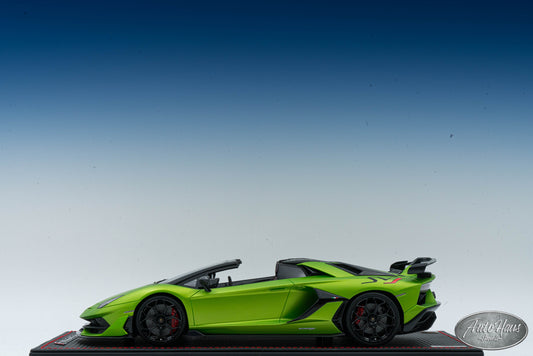 1/18 MR Collection Lamborghini Aventador SVJ Roadster Matt Green