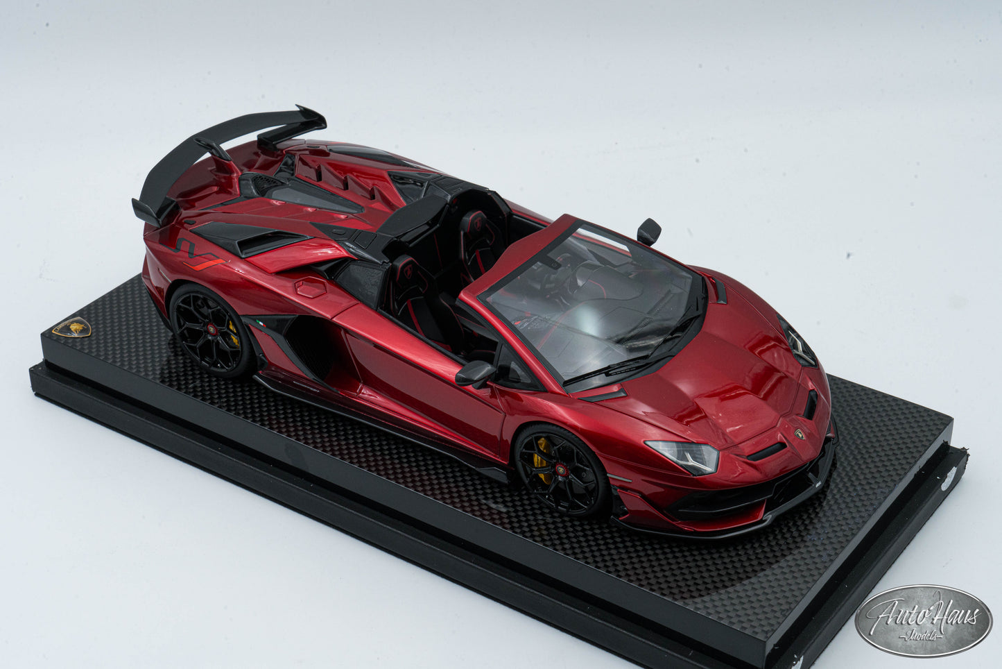 1/18 MR Collection Lamborghini Aventador SVJ Roadster Red one off