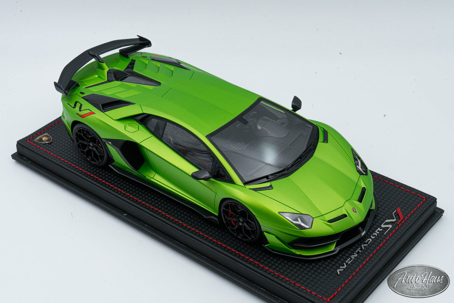 1/18 MR Collection Lamborghini Aventador SVJ Matt Green