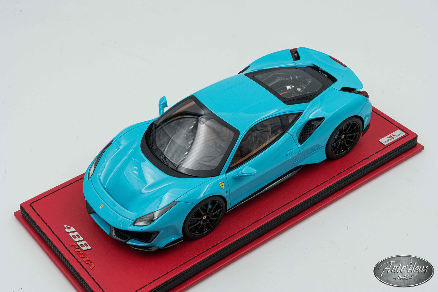 1/18 MR Collection Ferrari 488 Pista Baby Blue