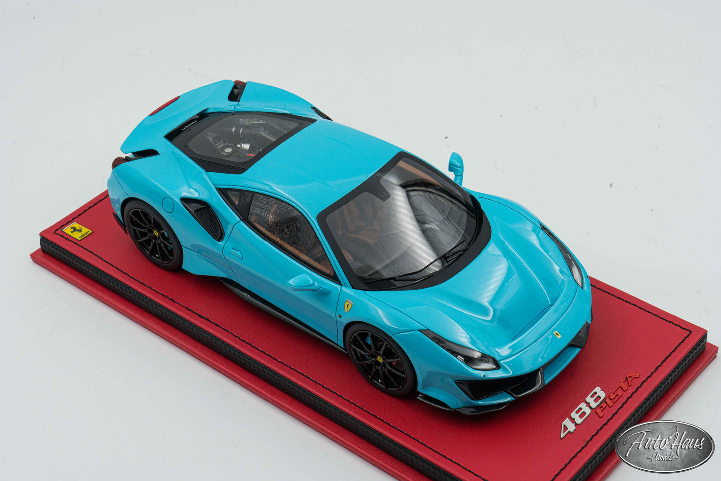 1/18 MR Collection Ferrari 488 Pista Baby Blue