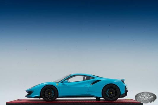 1/18 MR Collection Ferrari 488 Pista Baby Blue