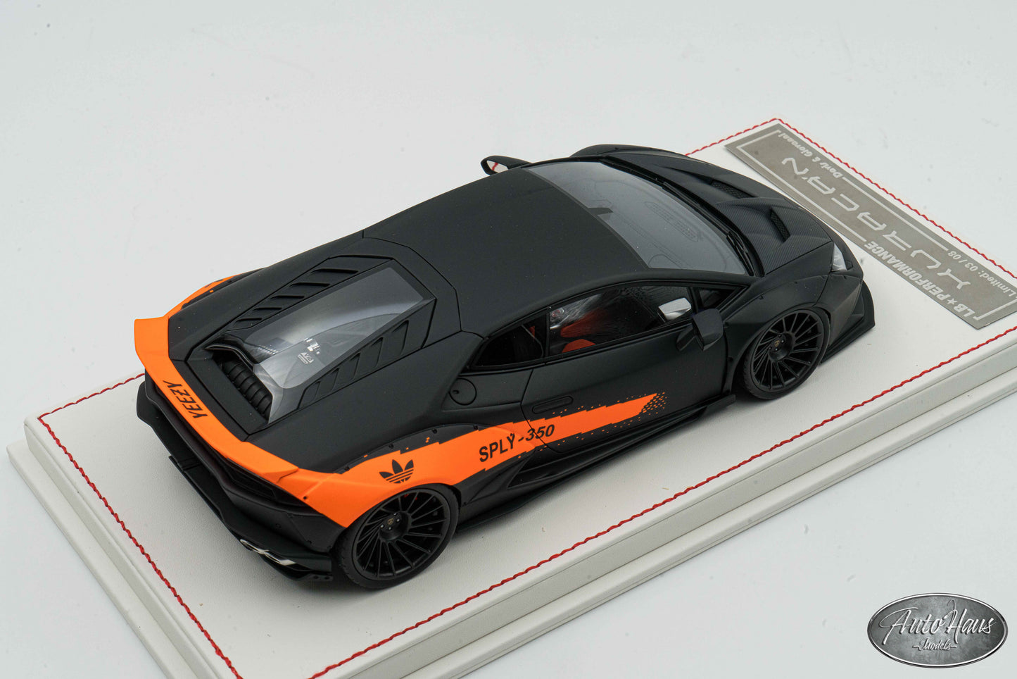 1/18 Davis & Giovanni LB Performance Lamborghini Huracan Matt Black