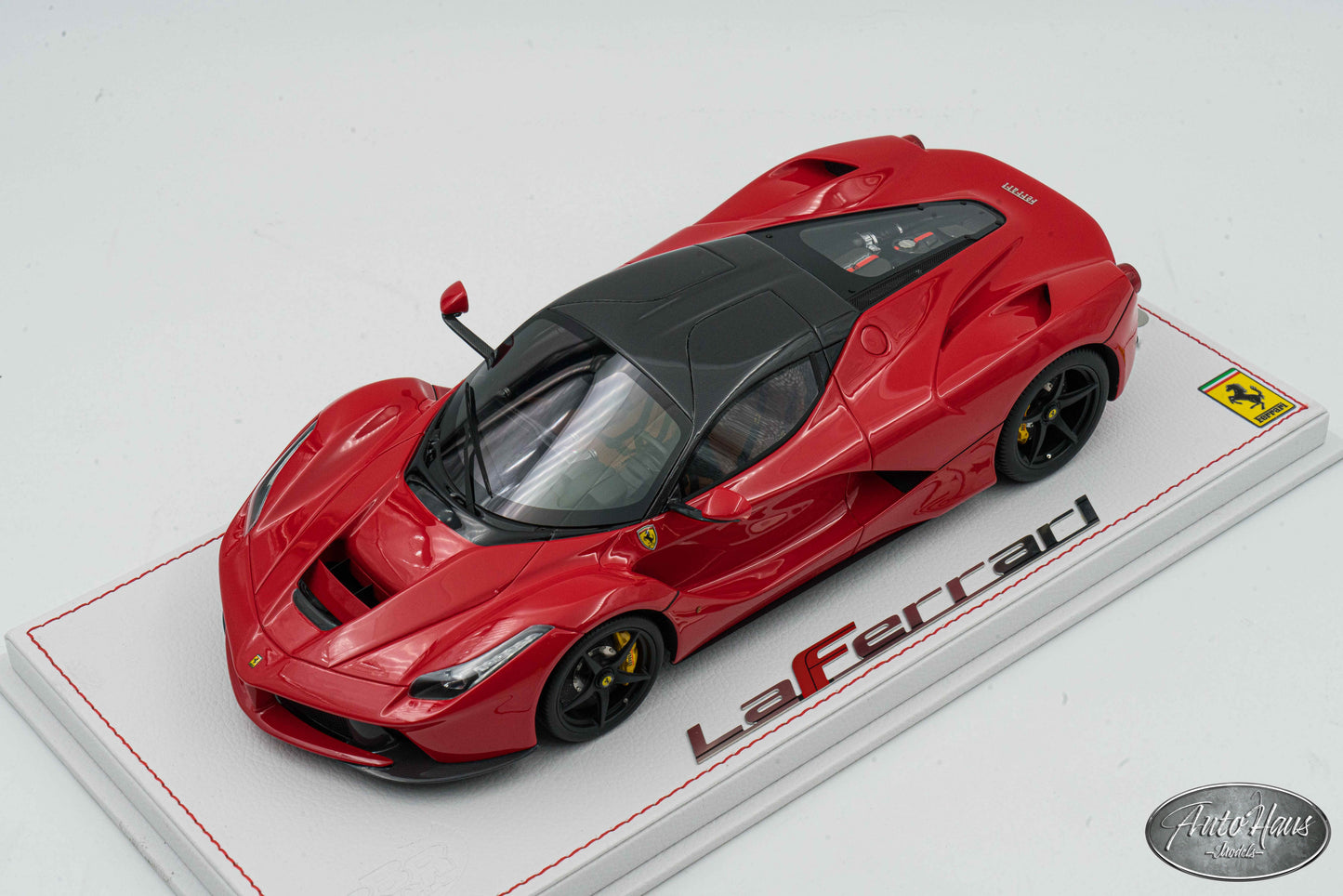 1/18 BBR Ferrari LaFerrari Coupe Rosso Corsa Red with Beige Interior