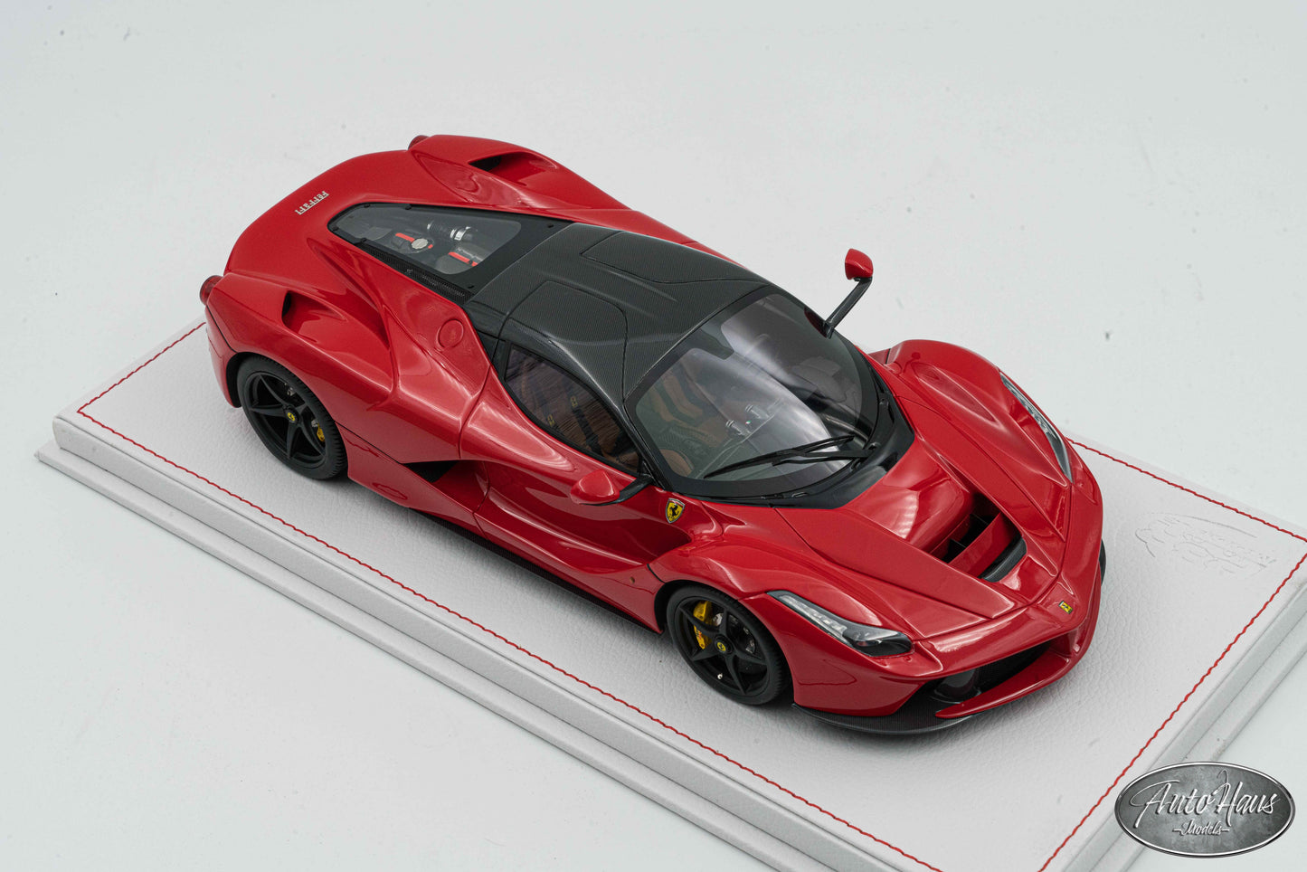 1/18 BBR Ferrari LaFerrari Coupe Rosso Corsa Red with Beige Interior