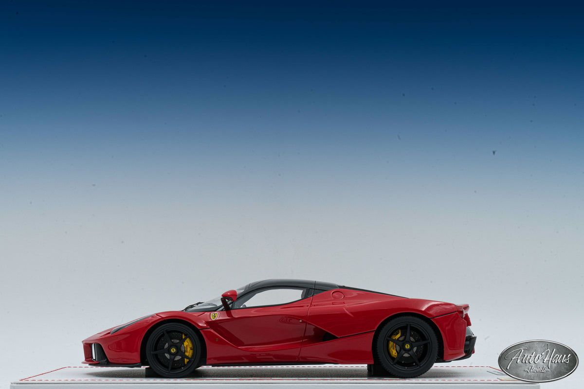 1/18 BBR Ferrari LaFerrari Coupe Rosso Corsa Red with Beige 