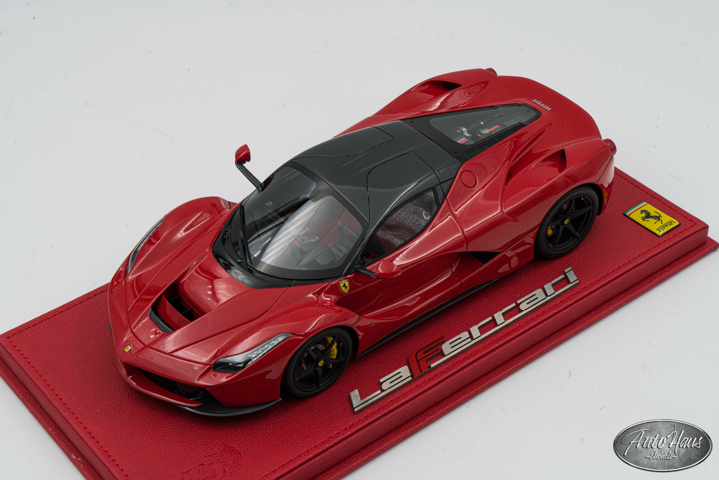 1/18 BBR Ferrari LaFerrari Coupe Rosso Corsa Red with Red Interior