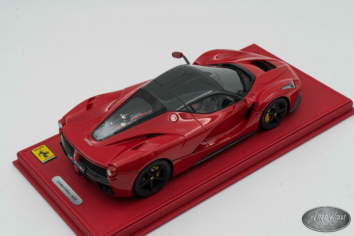 1/18 BBR Ferrari LaFerrari Coupe Rosso Corsa Red with Red Interior