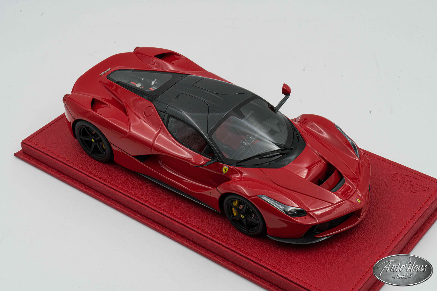 1/18 BBR Ferrari LaFerrari Coupe Rosso Corsa Red with Red Interior