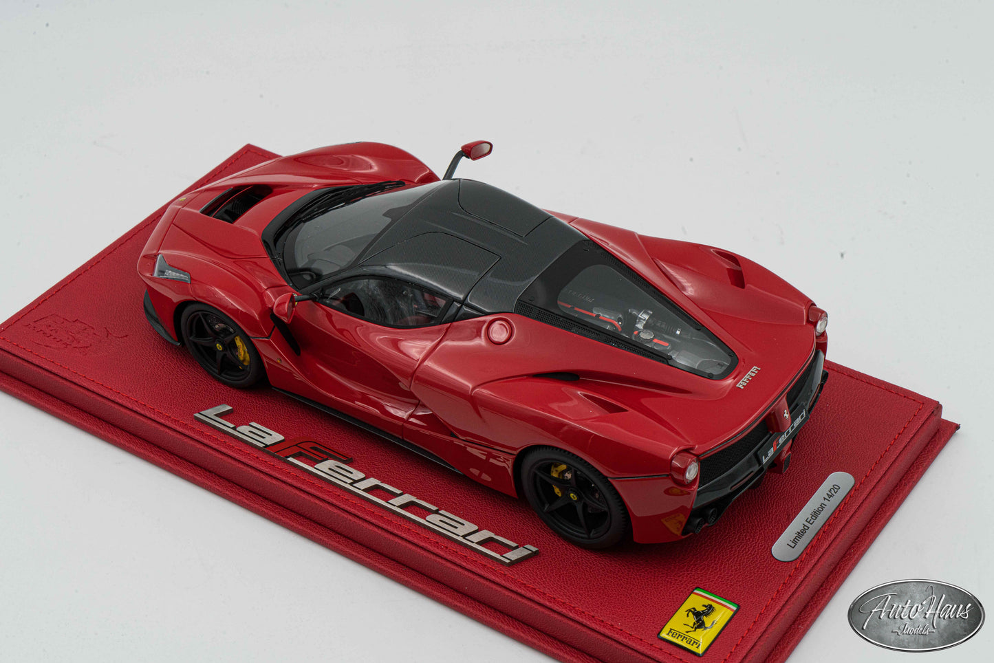 1/18 BBR Ferrari LaFerrari Coupe Rosso Corsa Red with Red Interior