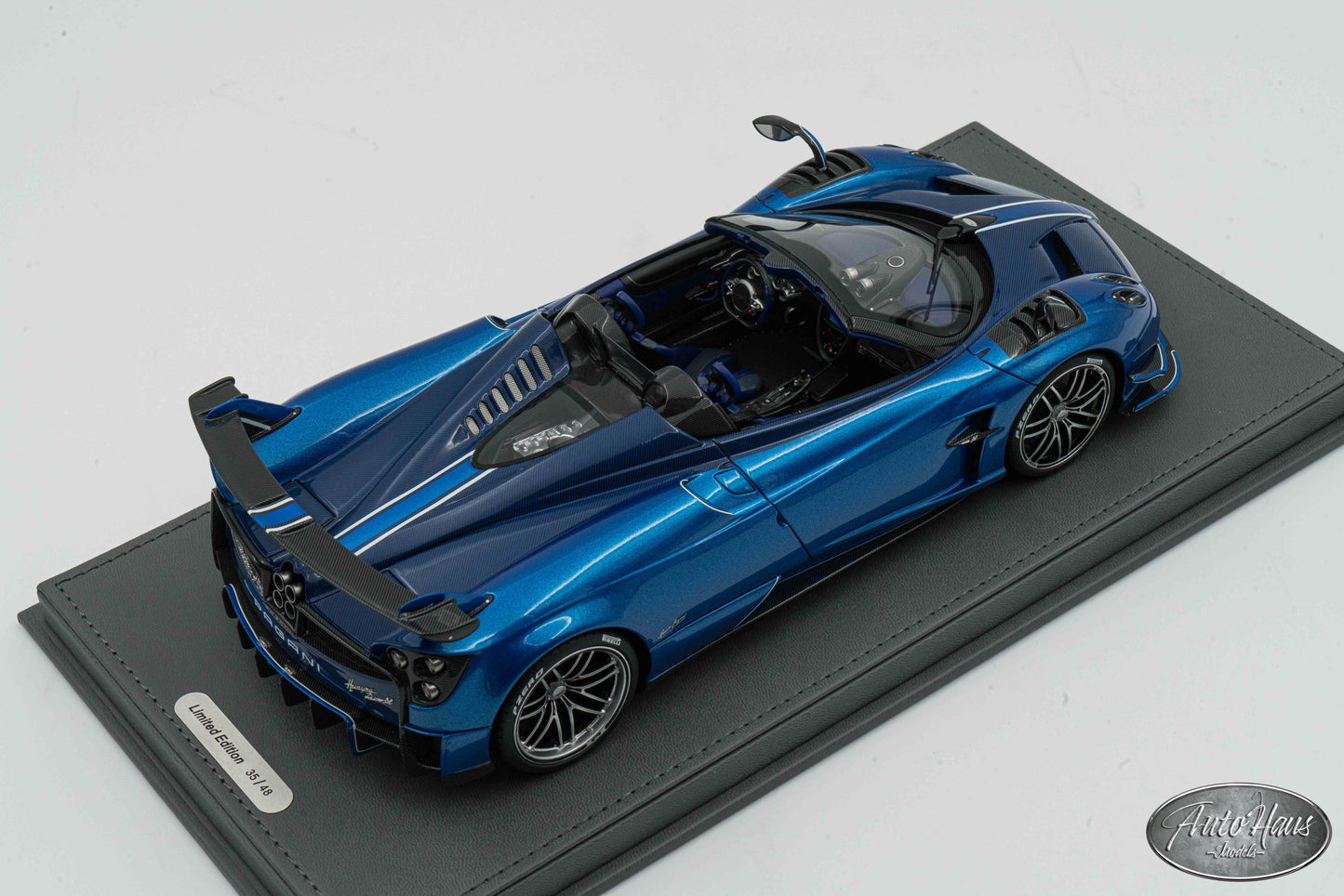 1/18 BBR Pagani Huayra Roadster BC Gloss Blue AMG