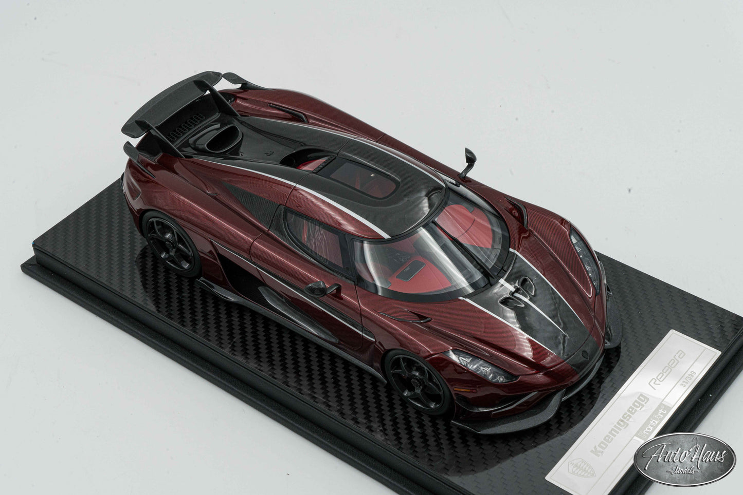 1/18 Frontiart Koenigsegg Regera Red Carbon