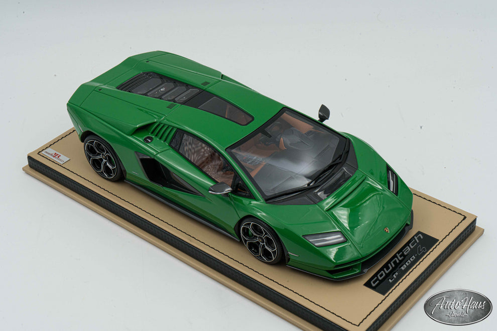 1/18 MR Collection Lamborghini Countach LP800-4 Green – AutoHaus Models