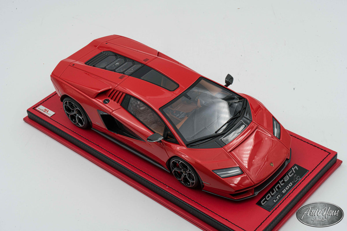 1/18 MR Collection Lamborghini Countach LP800-4 Red – AutoHaus Models