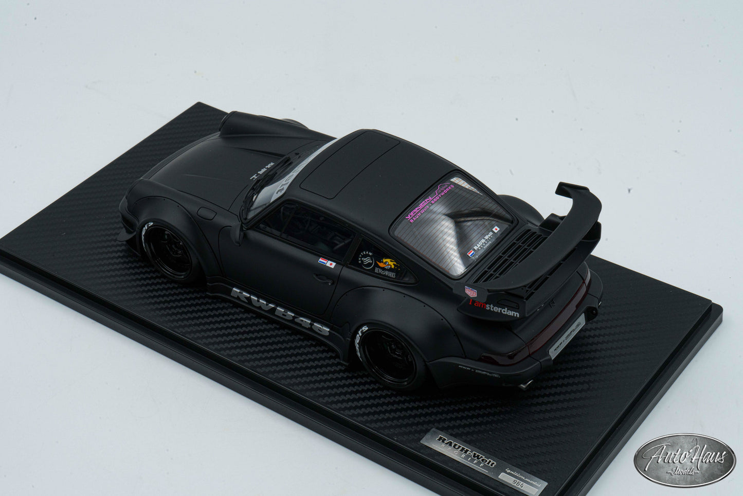 1/18 Ignition Model RWB Porsche 911 (964) Matt Black