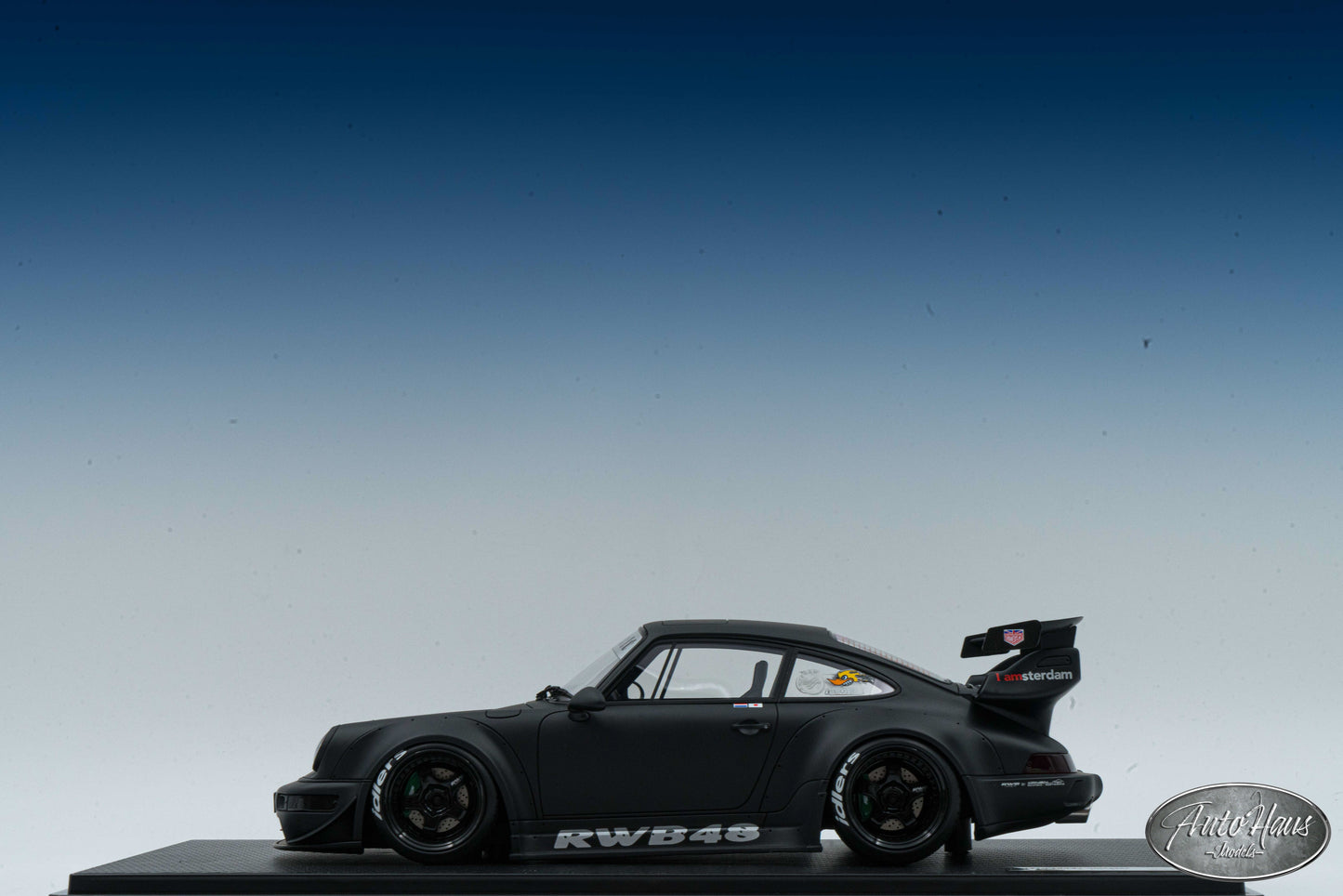 1/18 Ignition Model RWB Porsche 911 (964) Matt Black