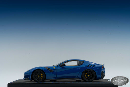 1/18 BBR Ferrari F12 TDF Azzurro Dino Blue with Yellow