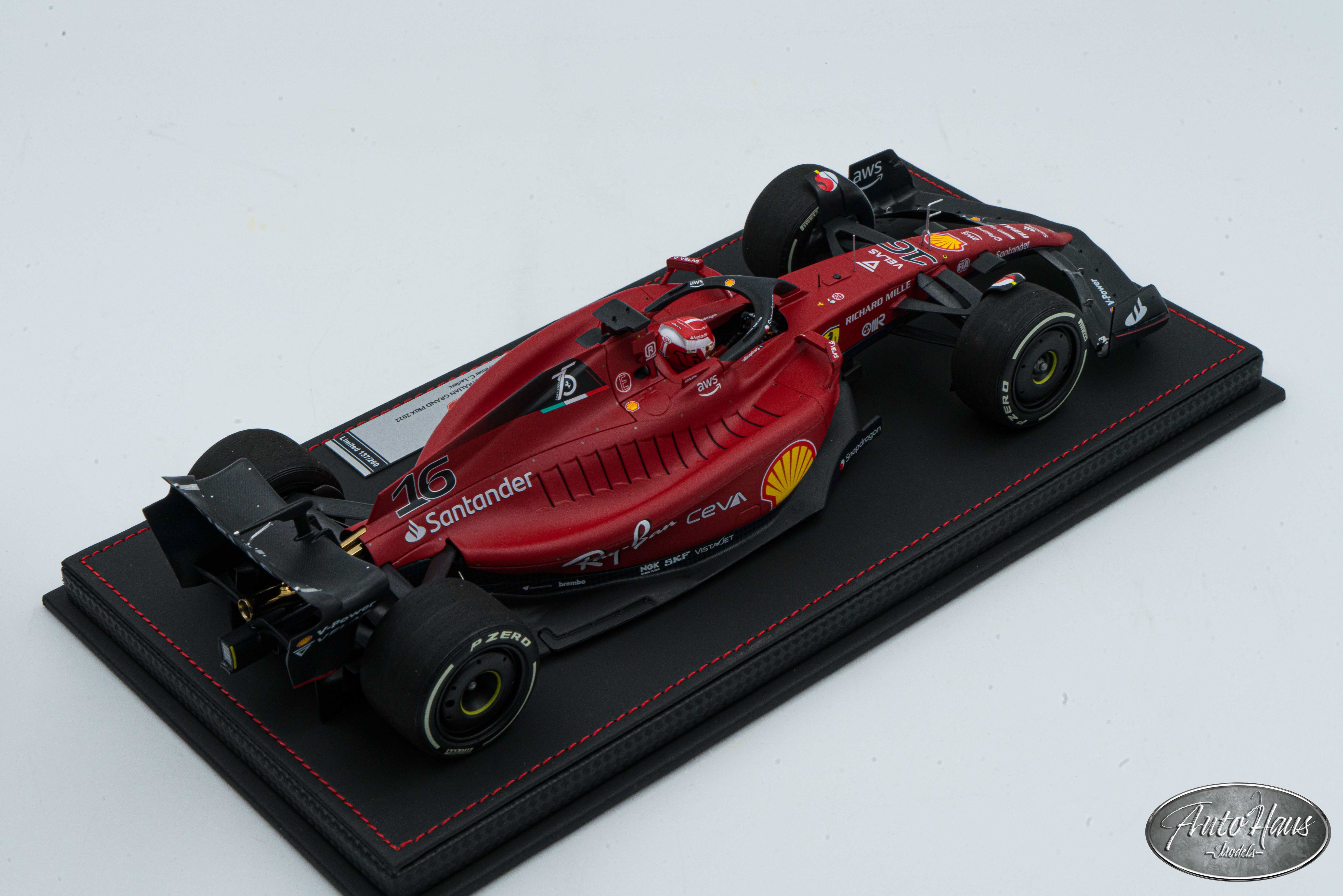 1/18 BBR Ferrari F1-75 2022 Australian GP Charles Leclerc Formula 1
