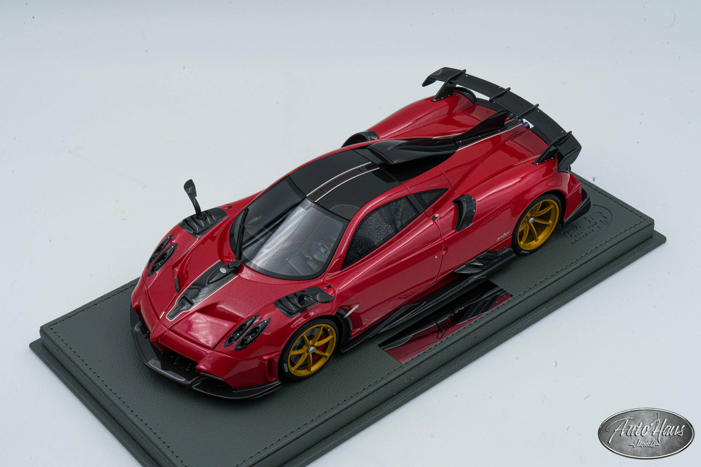 1/18 BBR Pagani Imola Gloss Red with Gold Wheels AMG