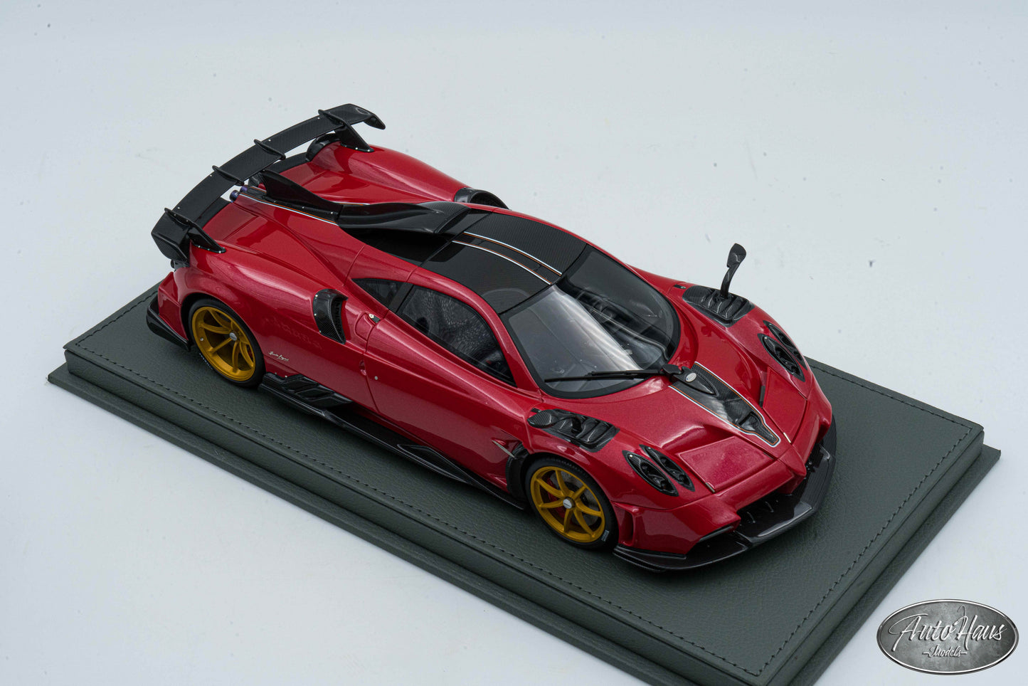 1/18 BBR Pagani Imola Gloss Red with Gold Wheels AMG