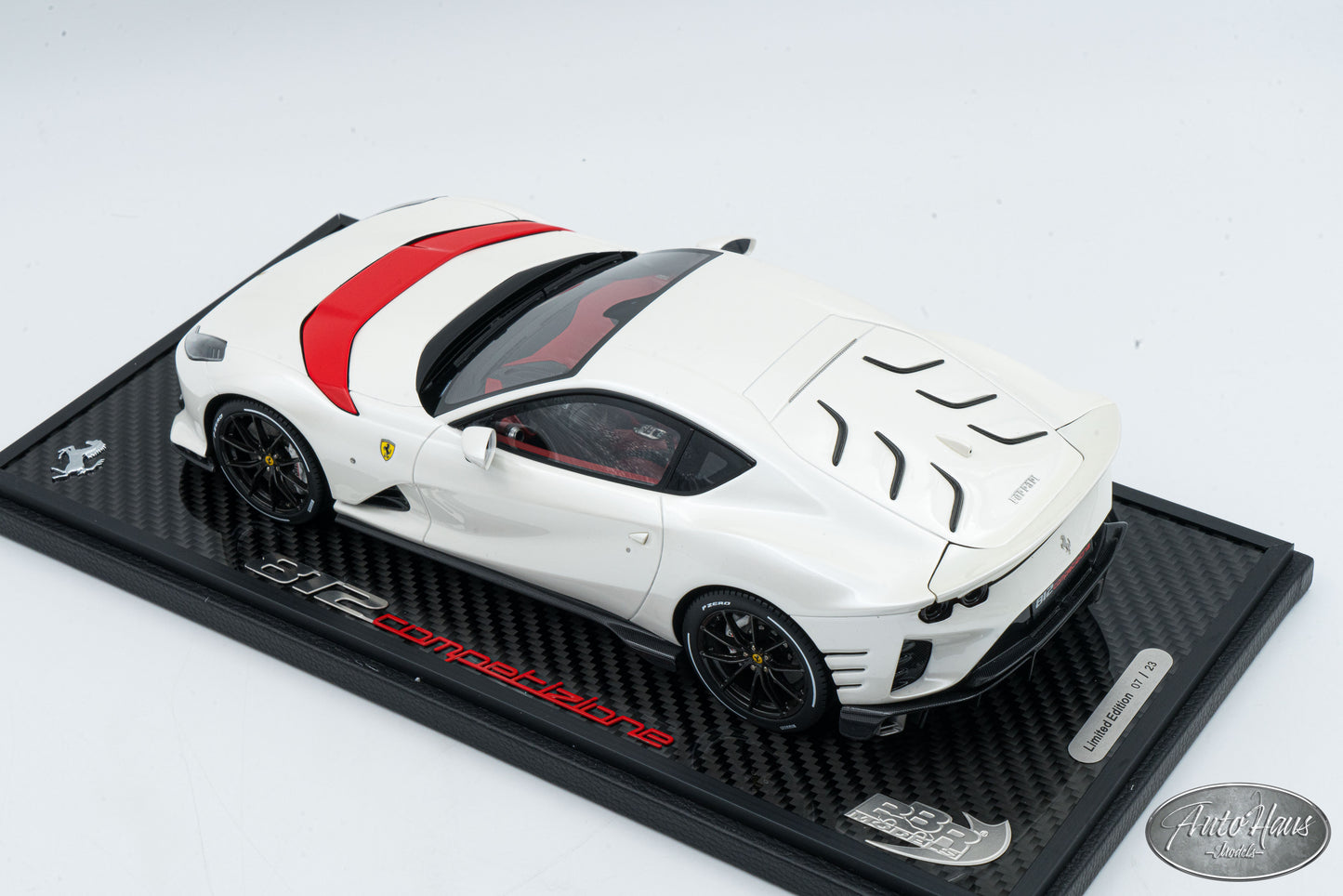 1/18 BBR Ferrari 812 Competizione Gloss White