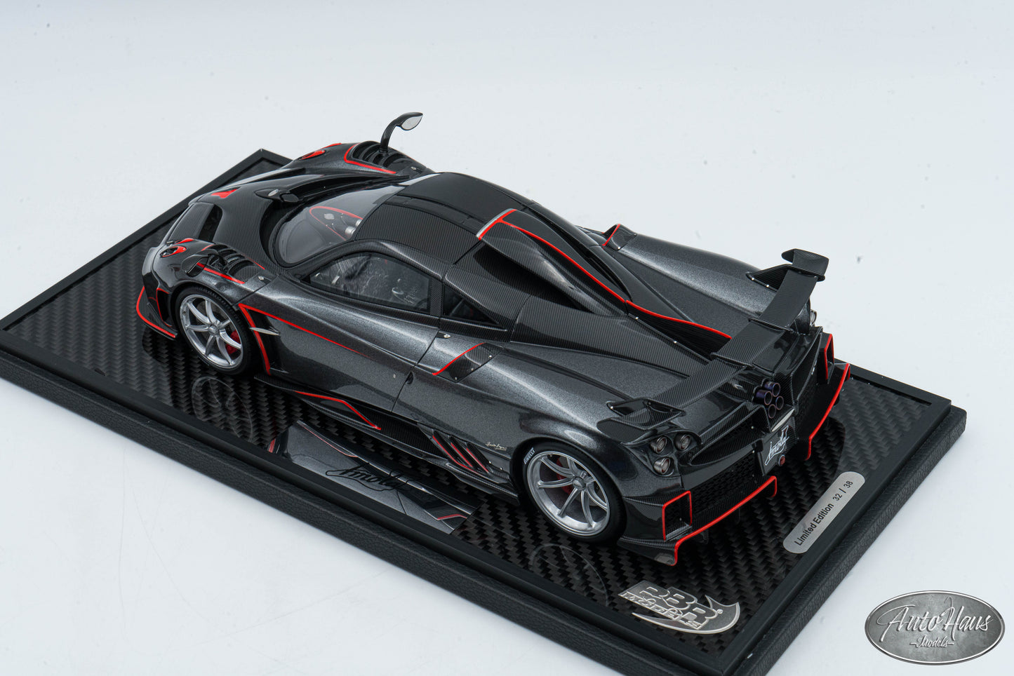 1/18 BBR 2020 Pagani Imola Metallic Dark Gray AMG