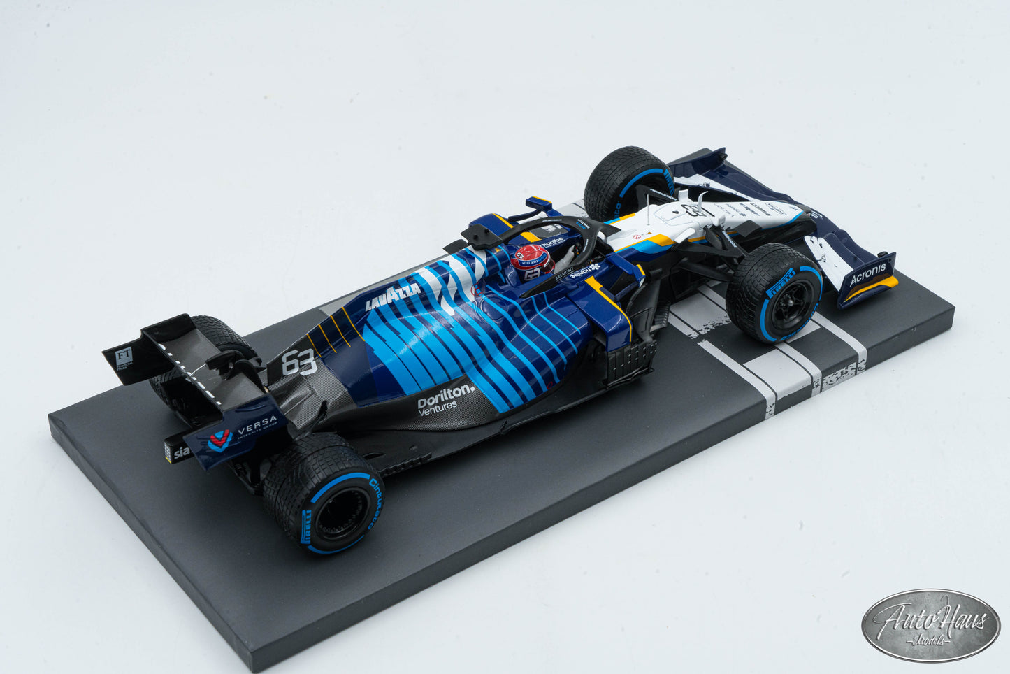 1/18 Minichamps Williams Racing Mercedes FW43B George Russell Belgian GP 2021 - 2nd Place