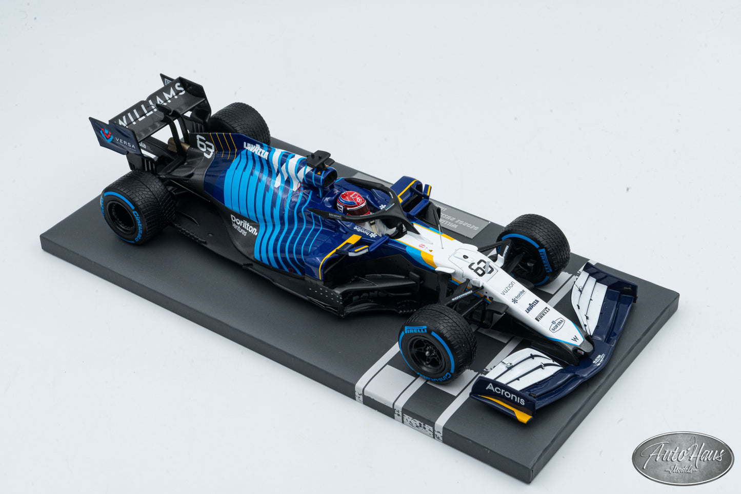 1/18 Minichamps Williams Racing Mercedes FW43B George Russell Belgian GP 2021 - 2nd Place