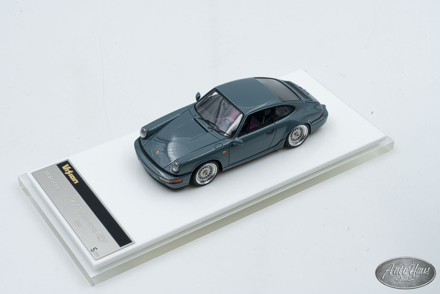 1/43 Make Up 1992 Porsche 911 Carrera RS Gray with BBS Wheels