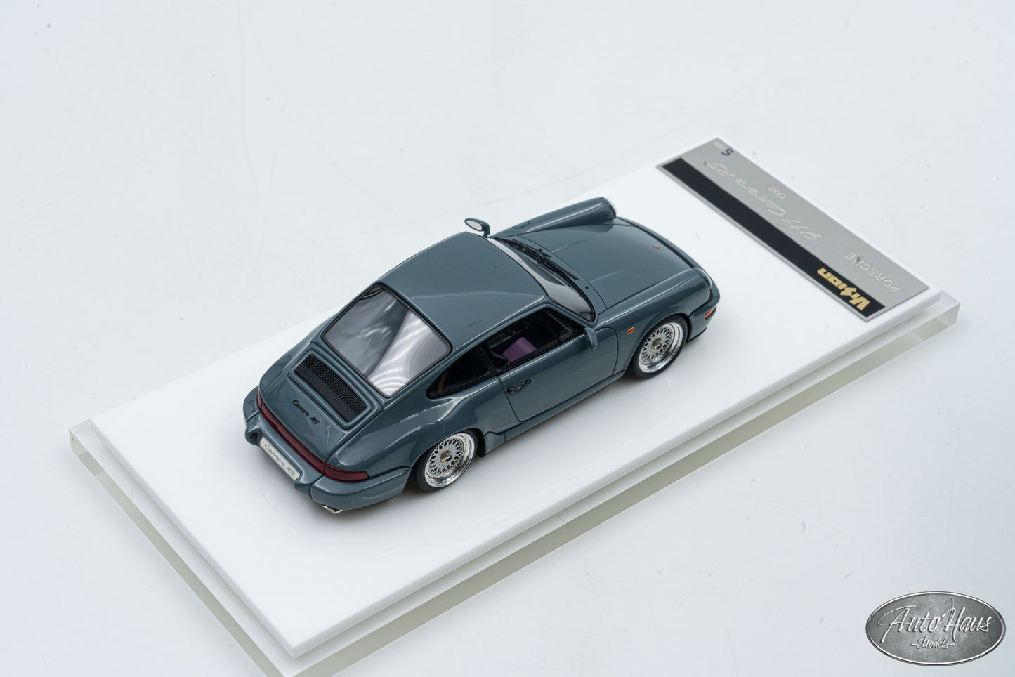 1/43 Make Up 1992 Porsche 911 Carrera RS Gray with BBS Wheels