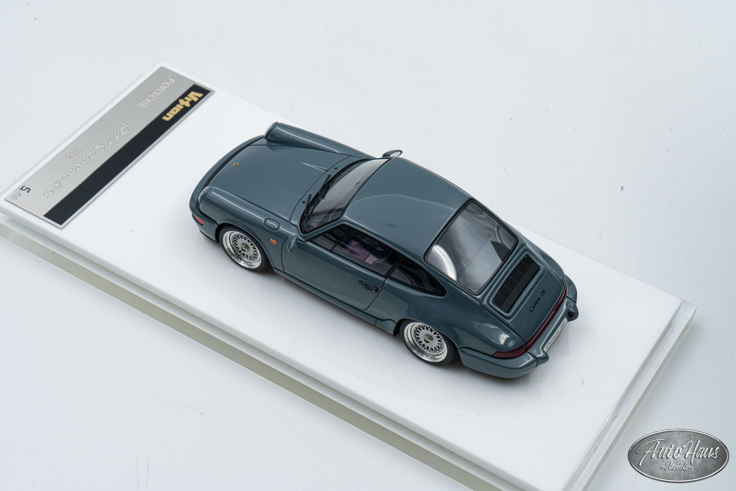 1/43 Make Up 1992 Porsche 911 Carrera RS Gray with BBS Wheels