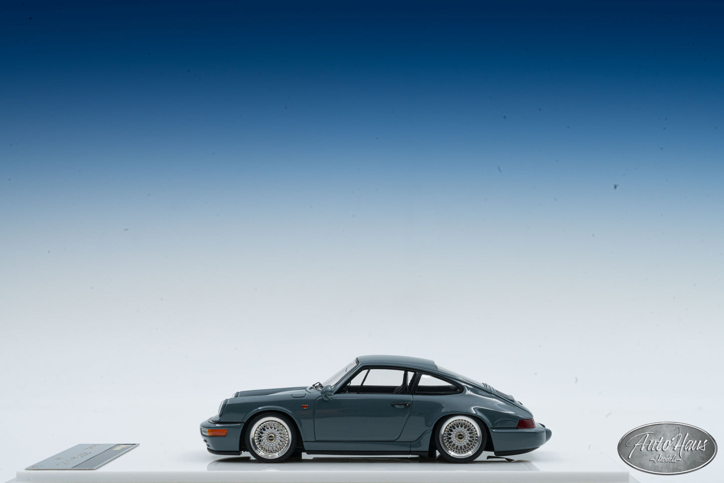 1/43 Make Up 1992 Porsche 911 Carrera RS Gray with BBS Wheels