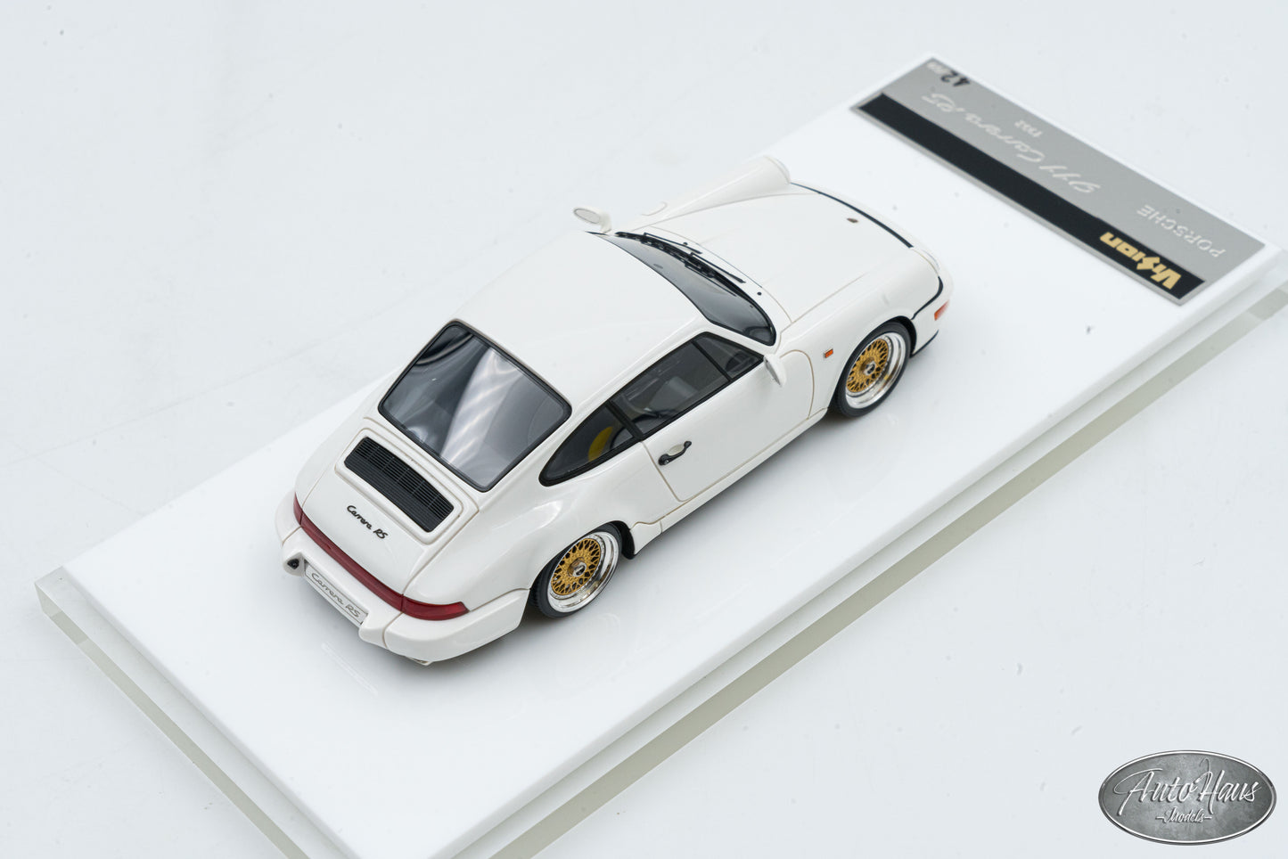 1/43 Make Up 1992 Porsche 911 Carrera RS White with BBS Wheels