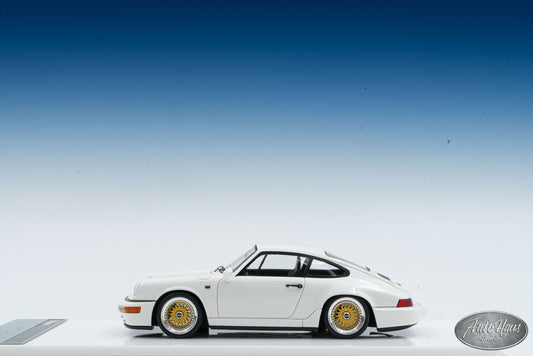 1/43 Make Up 1992 Porsche 911 Carrera RS White with BBS Wheels