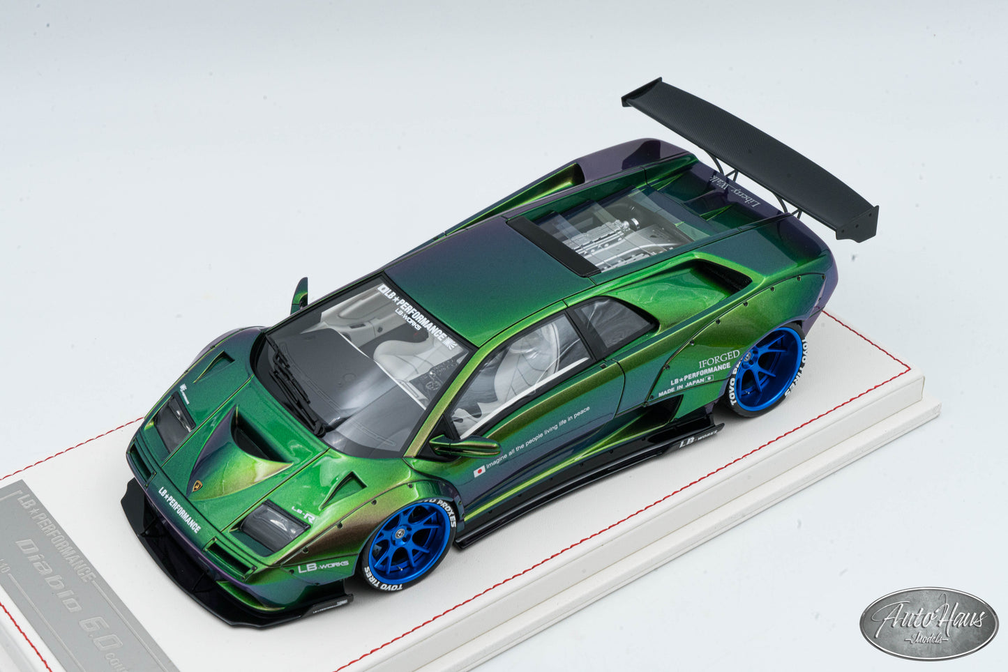 1/18 Davis & Giovanni LB Performance Lamborghini Diablo 6.0 Concept Chameleon Green