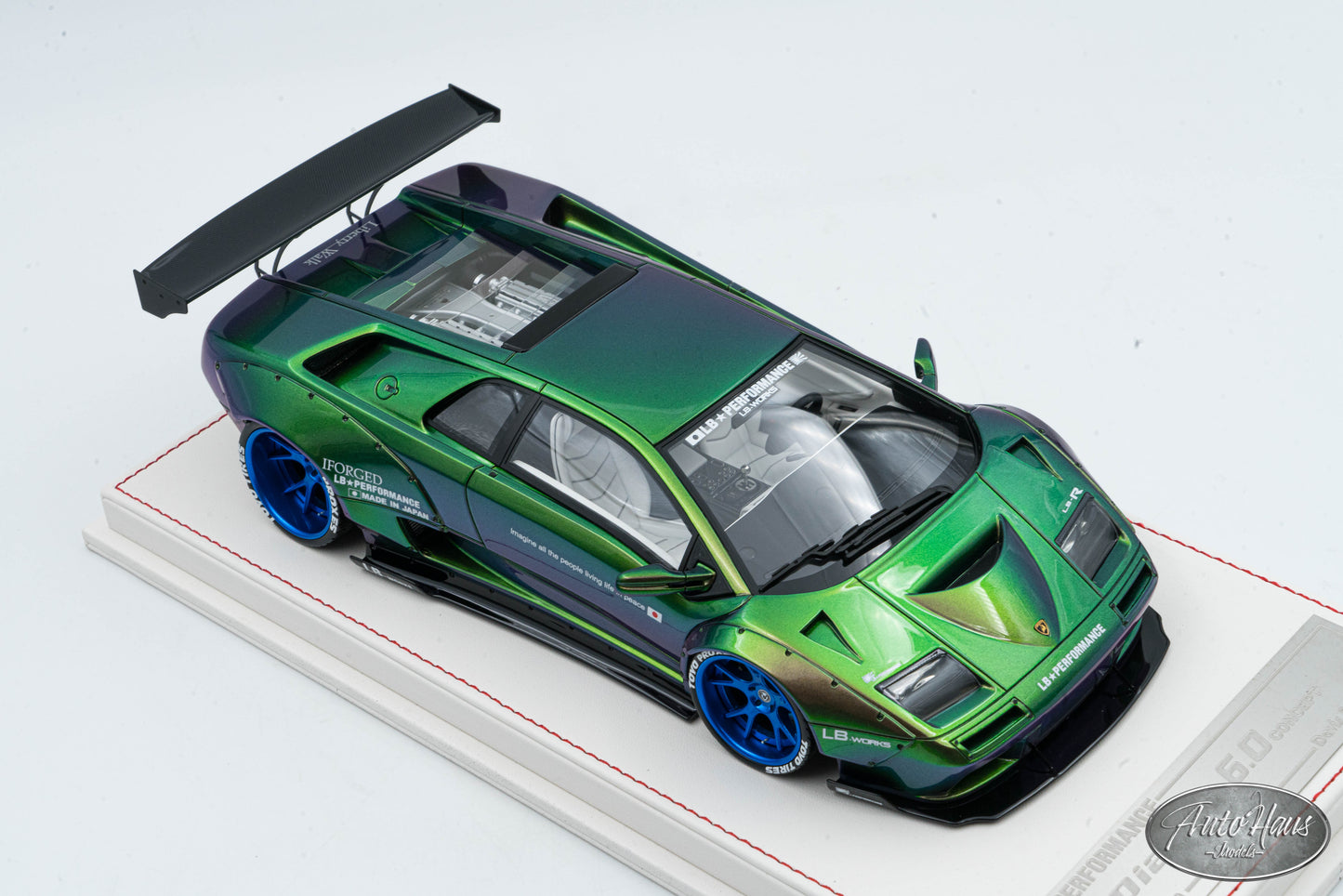 1/18 Davis & Giovanni LB Performance Lamborghini Diablo 6.0 Concept Chameleon Green