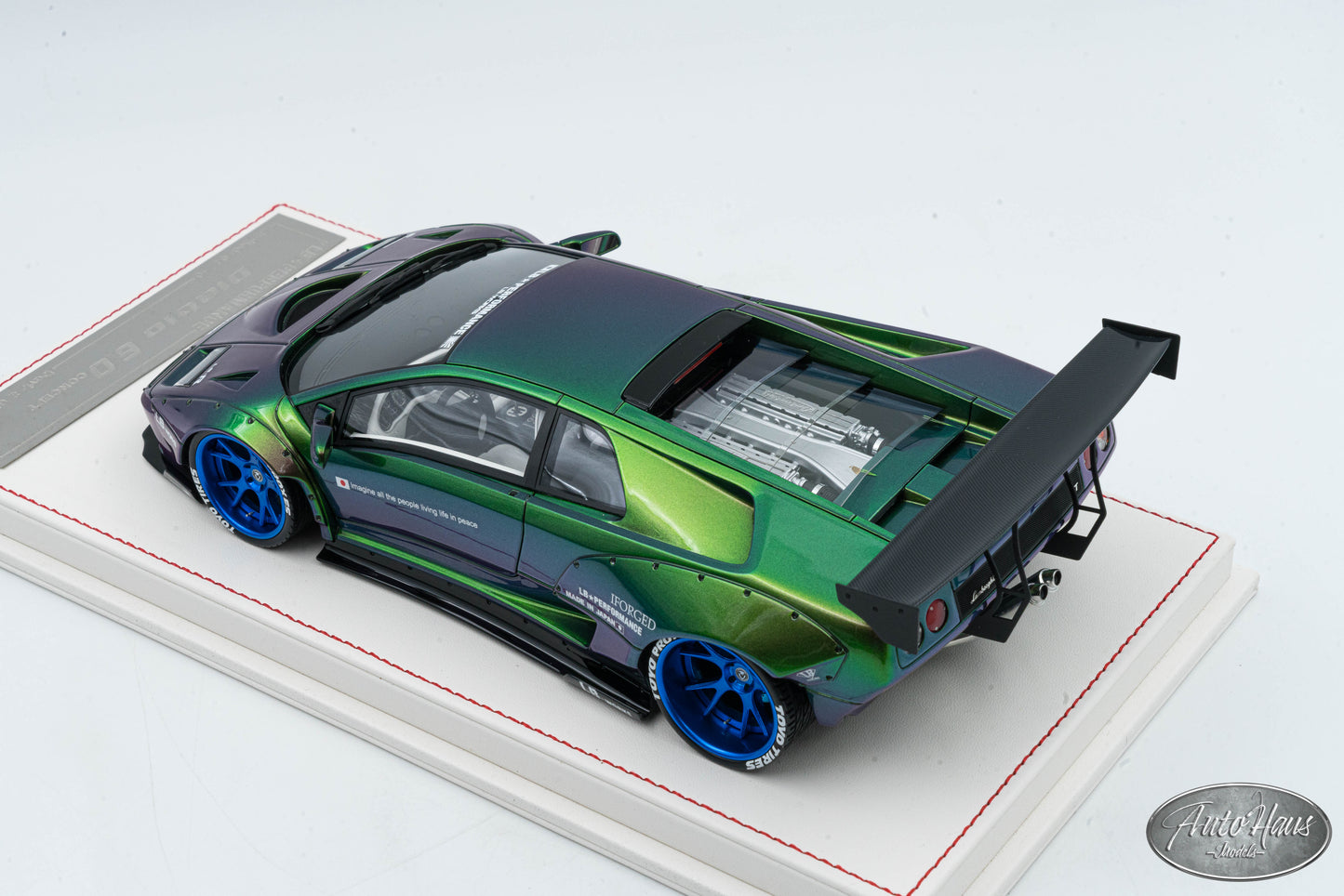 1/18 Davis & Giovanni LB Performance Lamborghini Diablo 6.0 Concept Chameleon Green